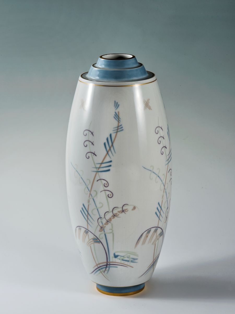Sèvres Vase Sauterelles - Tribout N°3