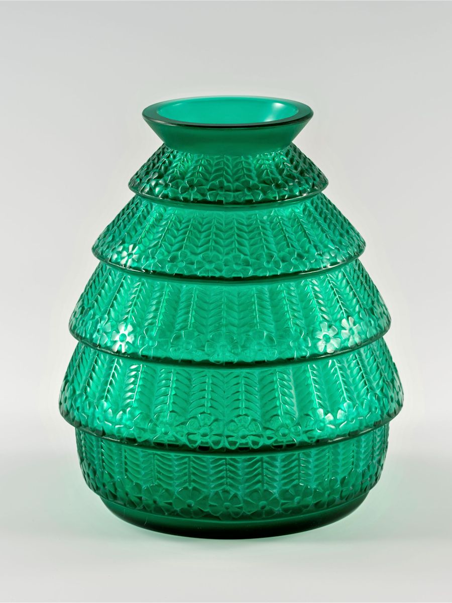 R.Lalique Vase Ferrières